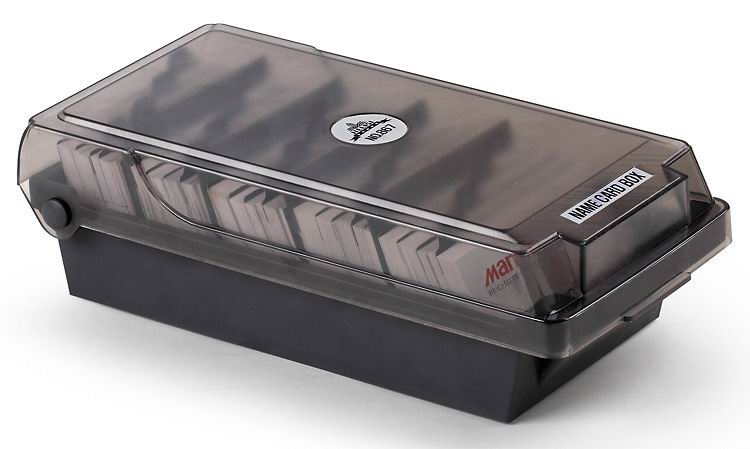 Large Capacity Plastic Business Card Holder Customizable