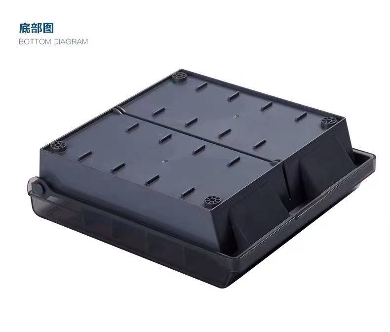 Large Capacity Plastic Business Card Holder Customizable